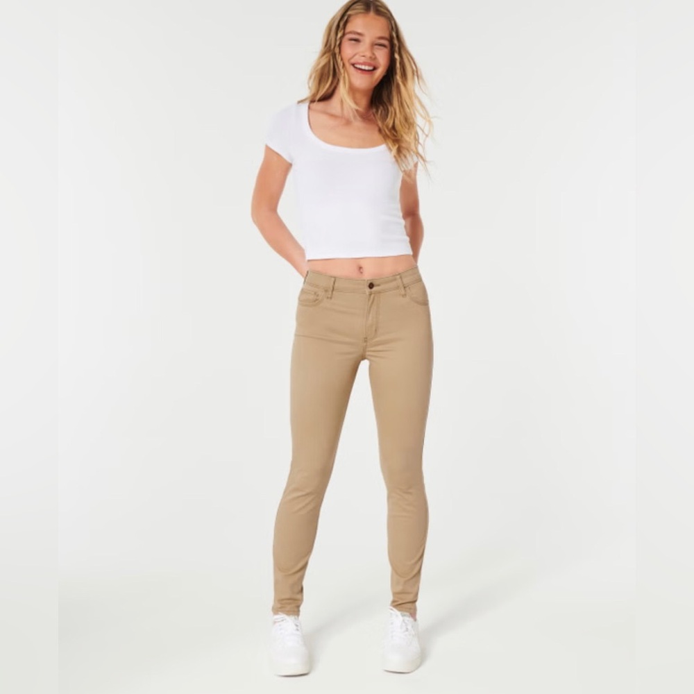 Women's Dickies  Tan Skinny Jeans